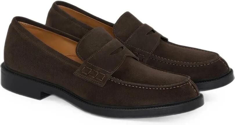 Kiton Suède loafers Bruin - Foto 5