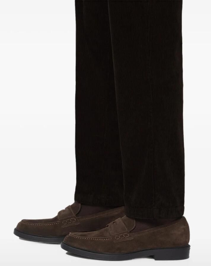 Kiton Suède loafers Bruin - Foto 2