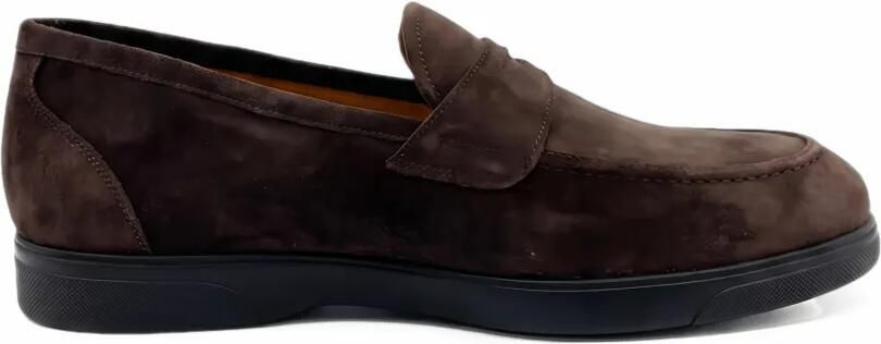 Kiton suede penny loafers Bruin