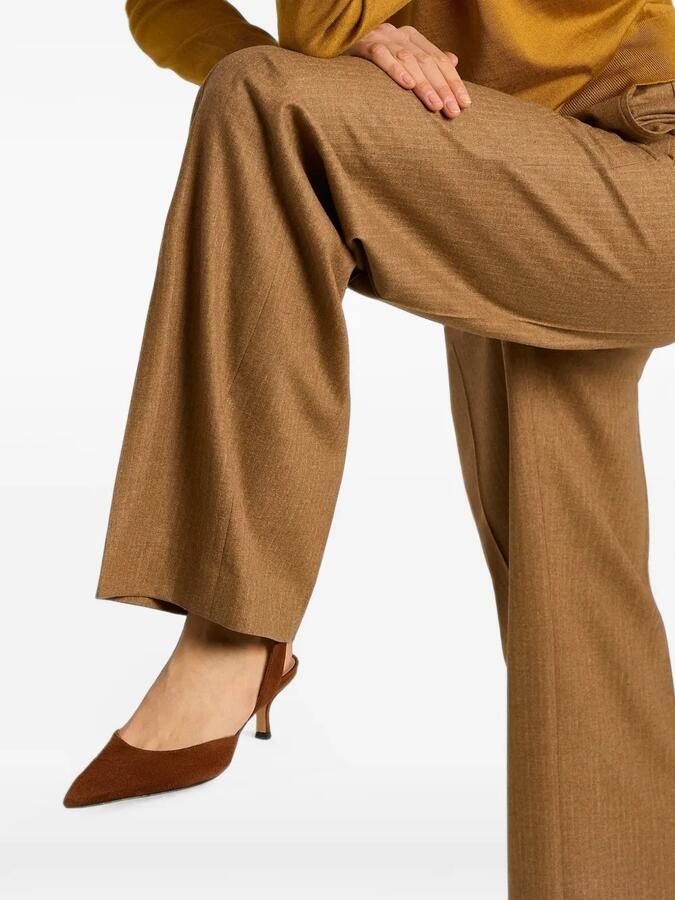 Kiton Sue slingback pumps Bruin - Foto 3