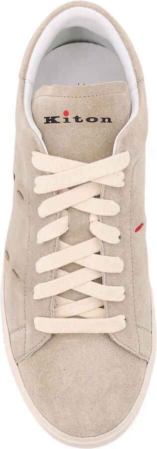 Kiton Suède sneakers Beige - Foto 4