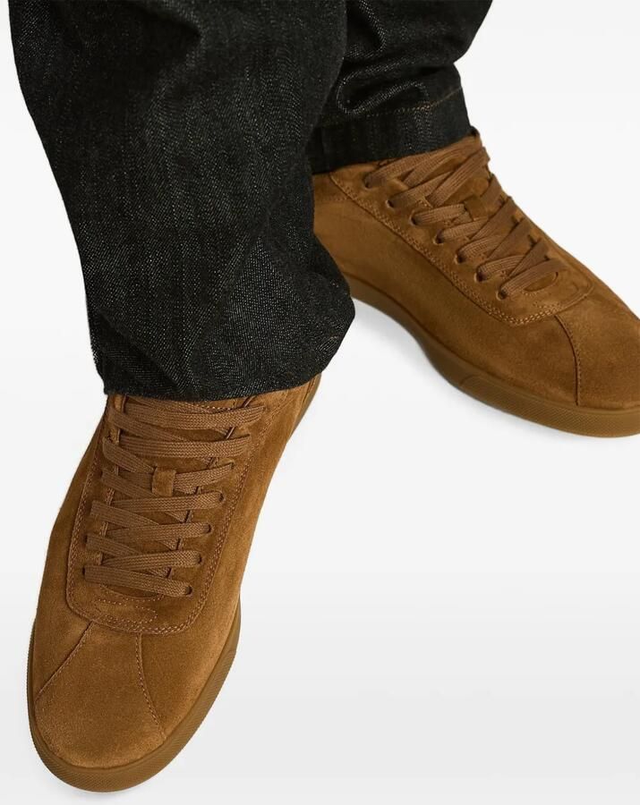 Kiton Suède sneakers Bruin - Foto 4