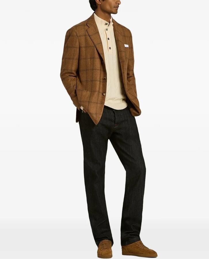 Kiton Suède sneakers Bruin - Foto 3