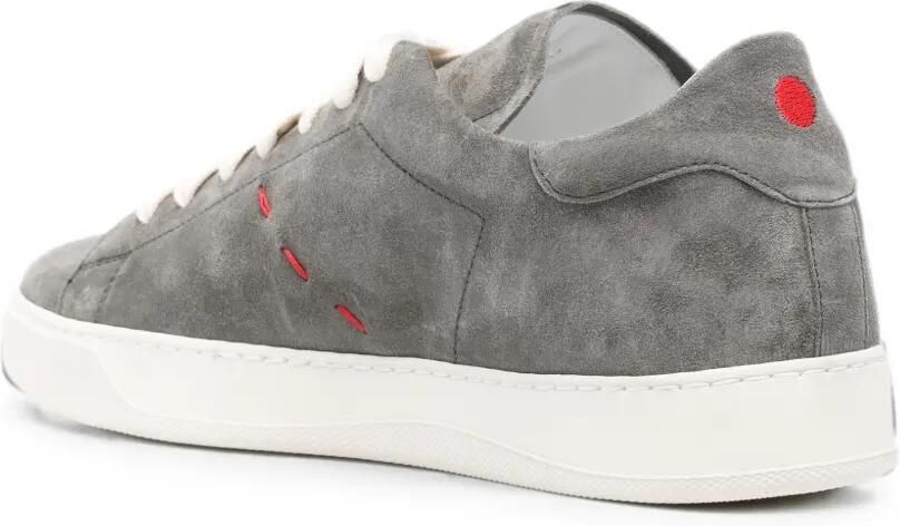 Kiton Suède sneakers Grijs - Foto 2