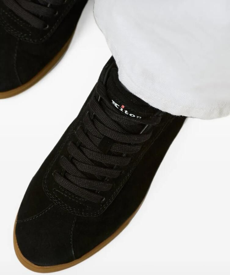 Kiton Suède sneakers van geitenleer Zwart - Foto 2
