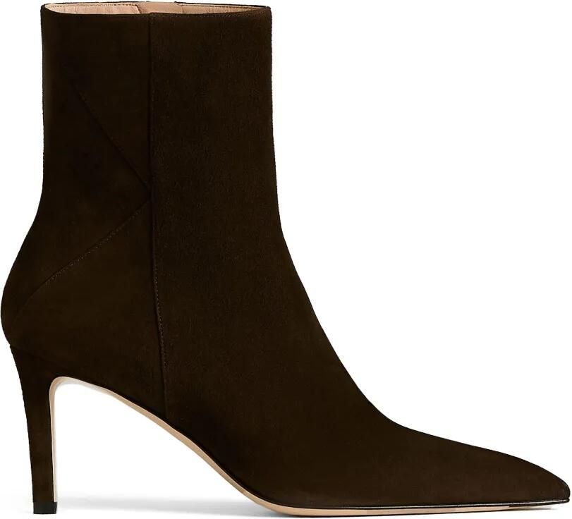 Kiton suede tapered-toe ankle boots Bruin