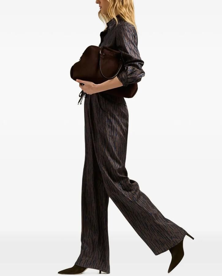 Kiton suede tapered-toe ankle boots Bruin - Foto 3