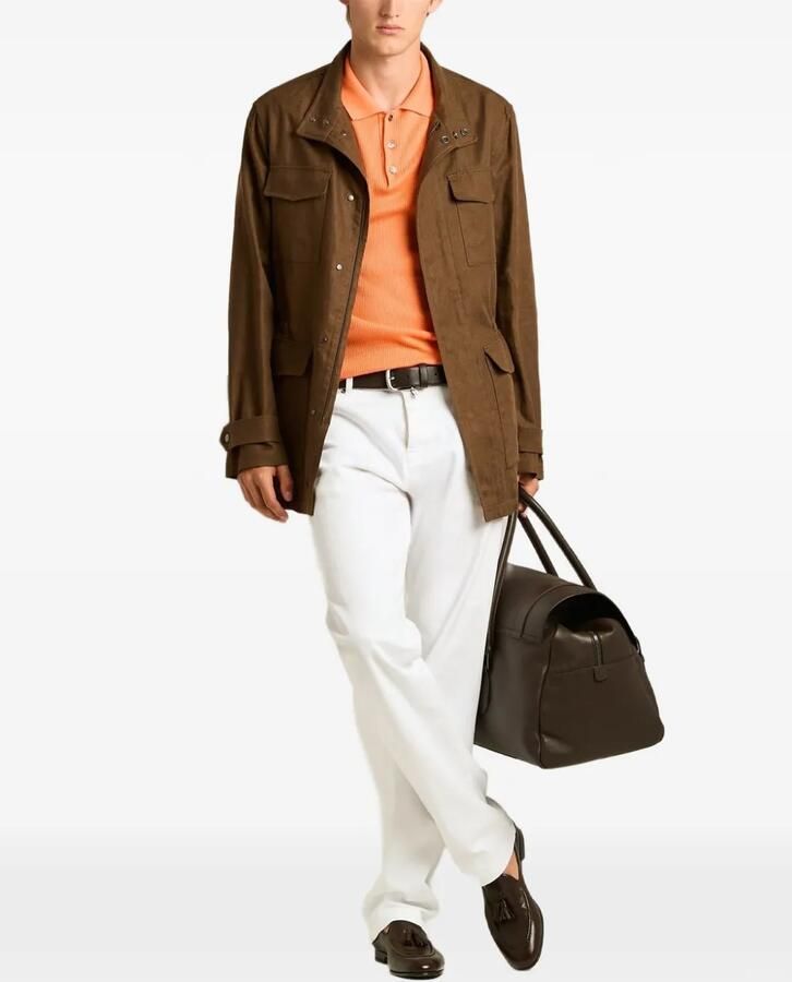 Kiton tassel calfskin loafers Bruin - Foto 2
