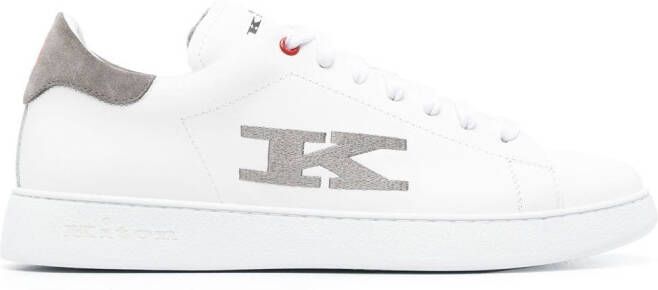 Kiton Sneakers met logo Wit