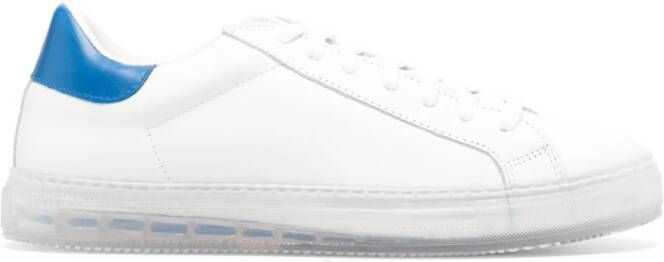 Kiton Sneakers met doorzichtige zool Wit
