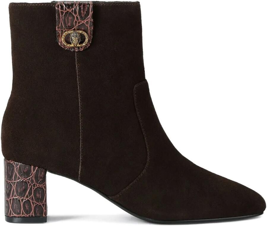 Kurt Geiger London 55 mm Chelsea enkellaarzen met reliëf Bruin