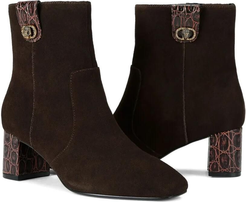 Kurt Geiger London 55 mm Chelsea enkellaarzen met reliëf Bruin - Foto 2