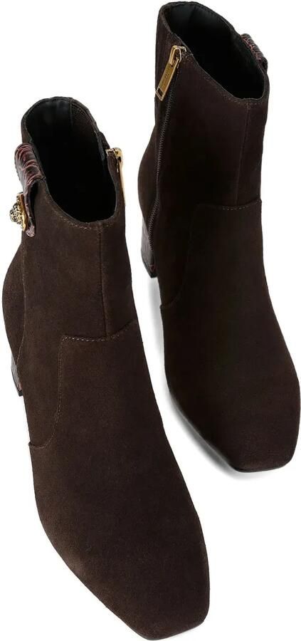 Kurt Geiger London 55 mm Chelsea enkellaarzen met reliëf Bruin - Foto 4