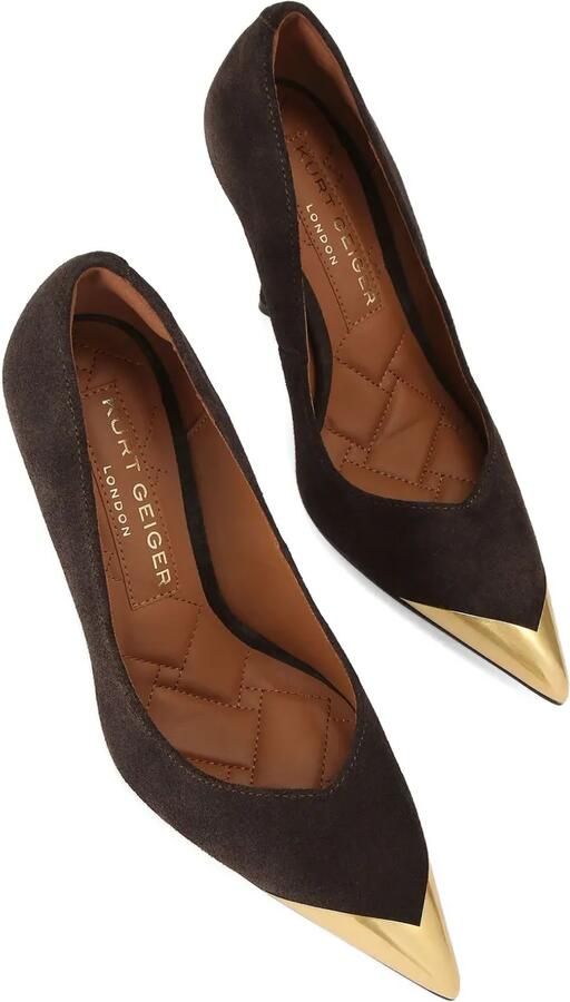 Kurt Geiger London 70 mm Regent Point Court pumps met hak Bruin - Foto 5