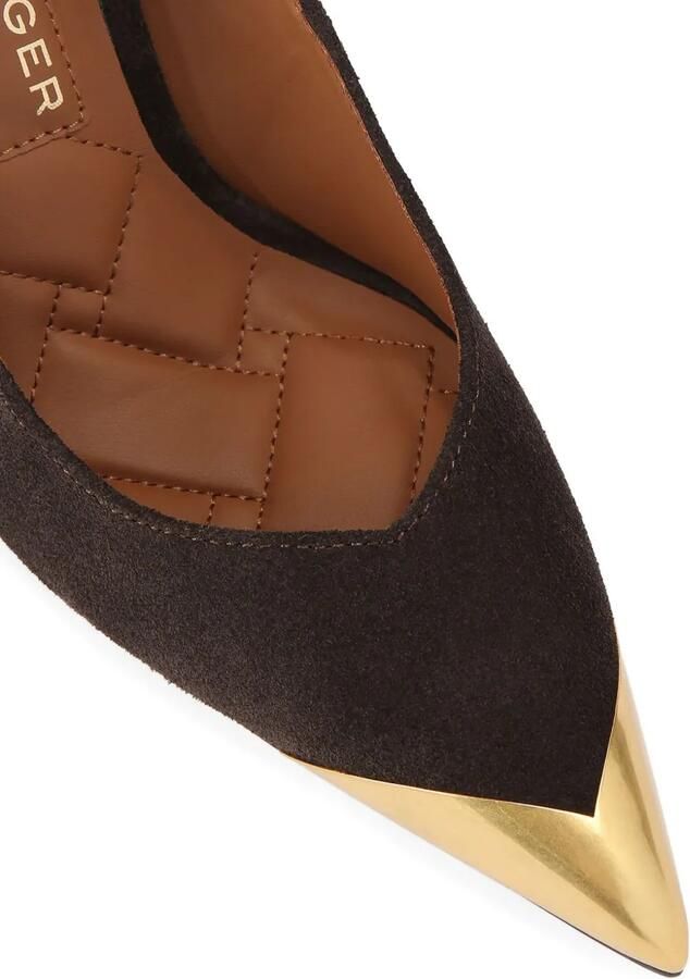 Kurt Geiger London 70 mm Regent Point Court pumps met hak Bruin - Foto 4
