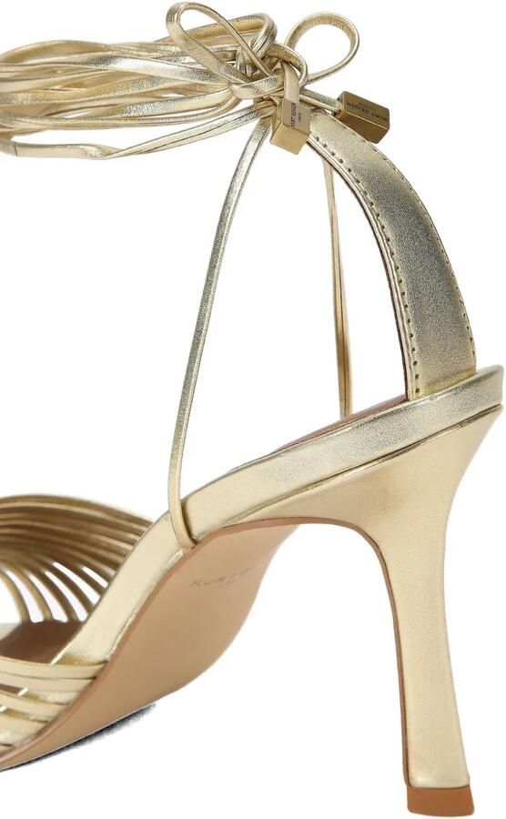 Kurt Geiger London 90 mm leren sandalen met hak Goud - Foto 4