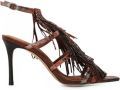 Kurt Geiger London 90 mm sandalen met franje Bruin - Bruin