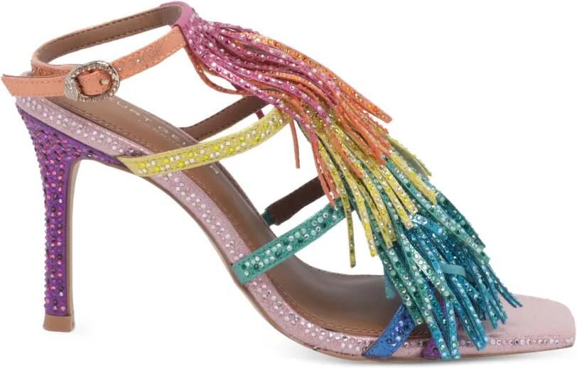 Kurt Geiger London 90 mm sandalen met franje Roze