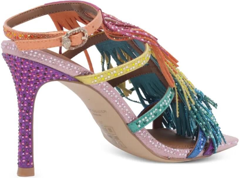 Kurt Geiger London 90 mm sandalen met franje Roze - Foto 4