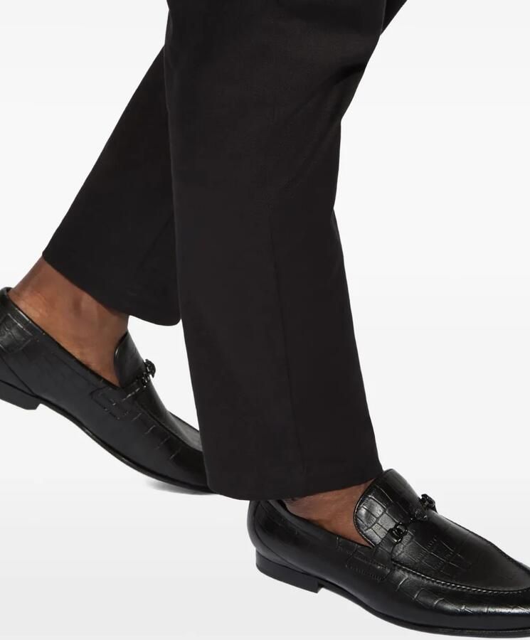 Kurt Geiger London Alton loafers met krokodillen-reliëf Zwart - Foto 3
