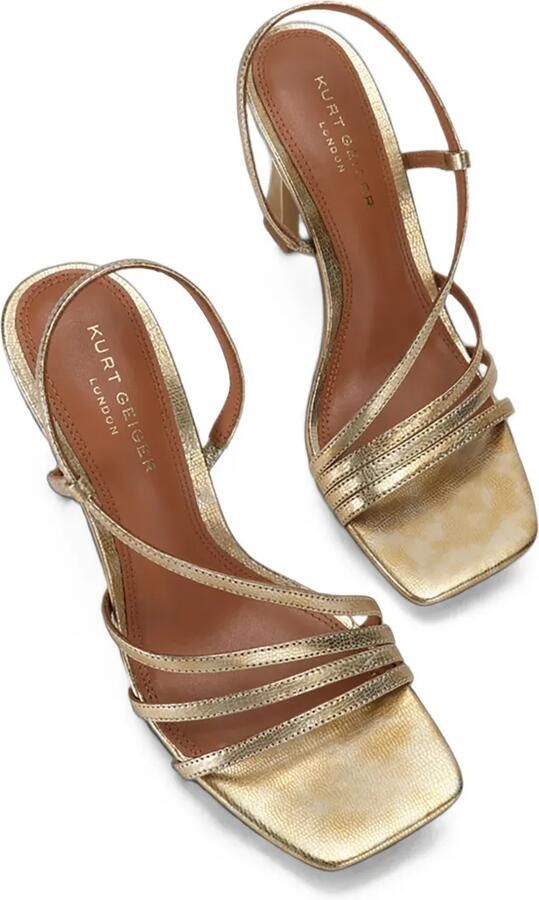 Kurt Geiger London Annabel sandalen met hak Goud - Foto 5