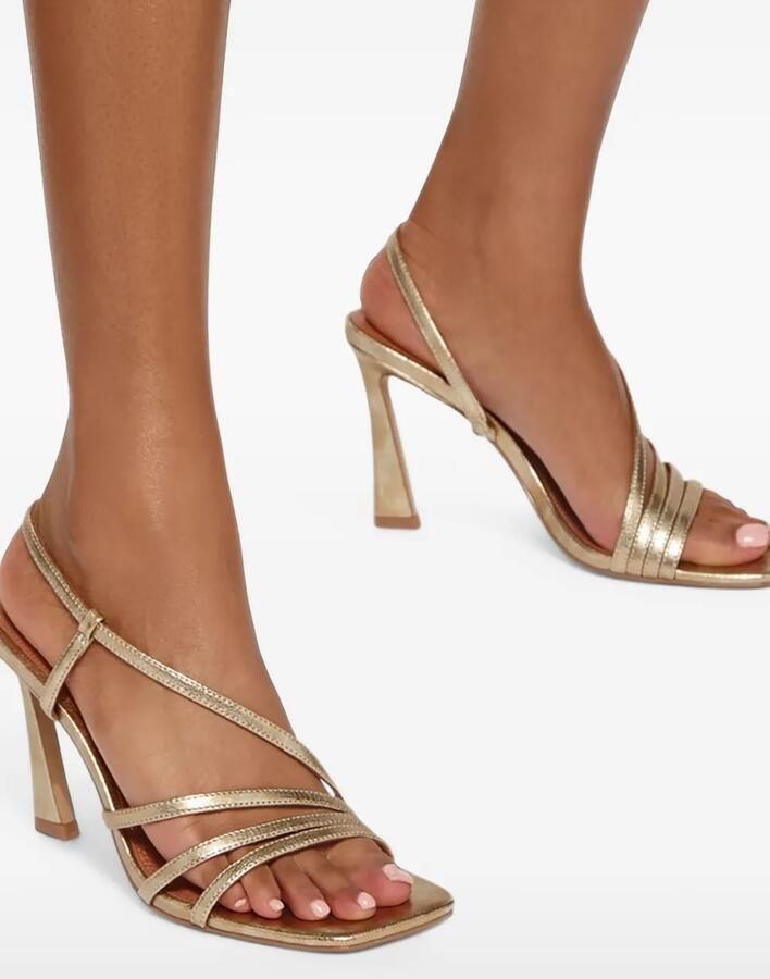 Kurt Geiger London Annabel sandalen met hak Goud - Foto 4