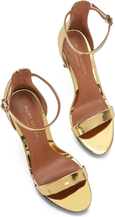 Kurt Geiger London Bank sandalen met hak Goud - Foto 5