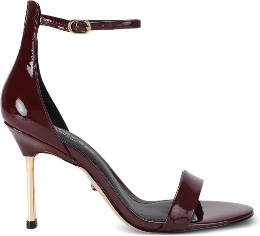 Kurt Geiger London Bank sandalen met hak Rood