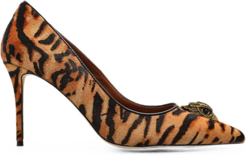Kurt Geiger London Belgravia Eagle Court pumps met tijgerprint Bruin - Foto 4