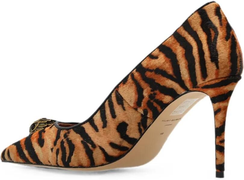 Kurt Geiger London Belgravia Eagle Court pumps met tijgerprint Bruin - Foto 3