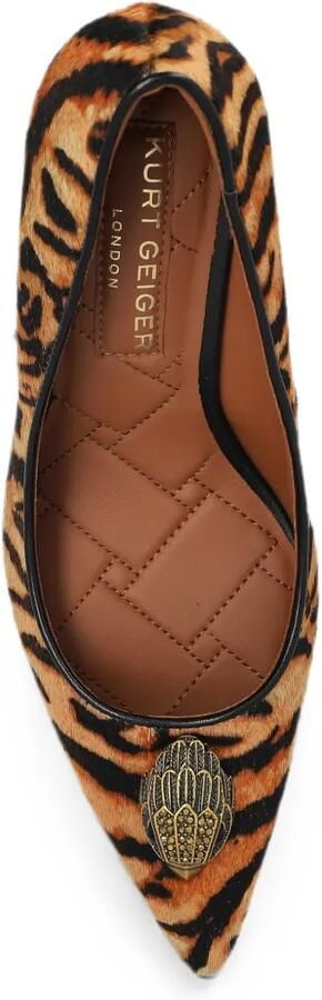 Kurt Geiger London Belgravia Eagle Court pumps met tijgerprint Bruin - Foto 5