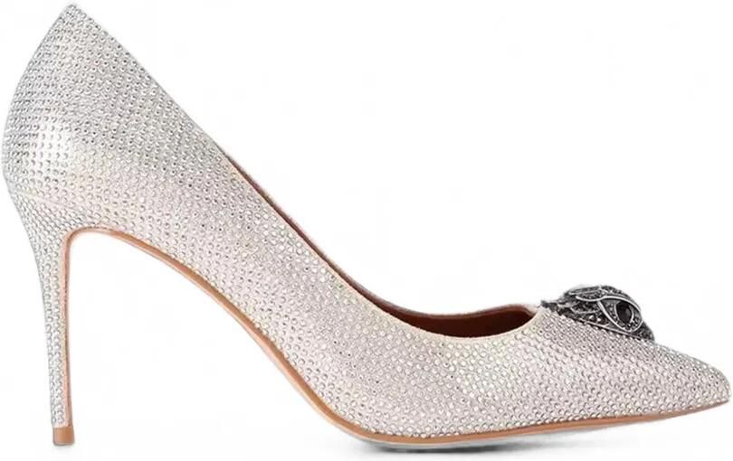 Kurt Geiger London Belgravia Eagle pumps verfraaid met kristallen Zilver