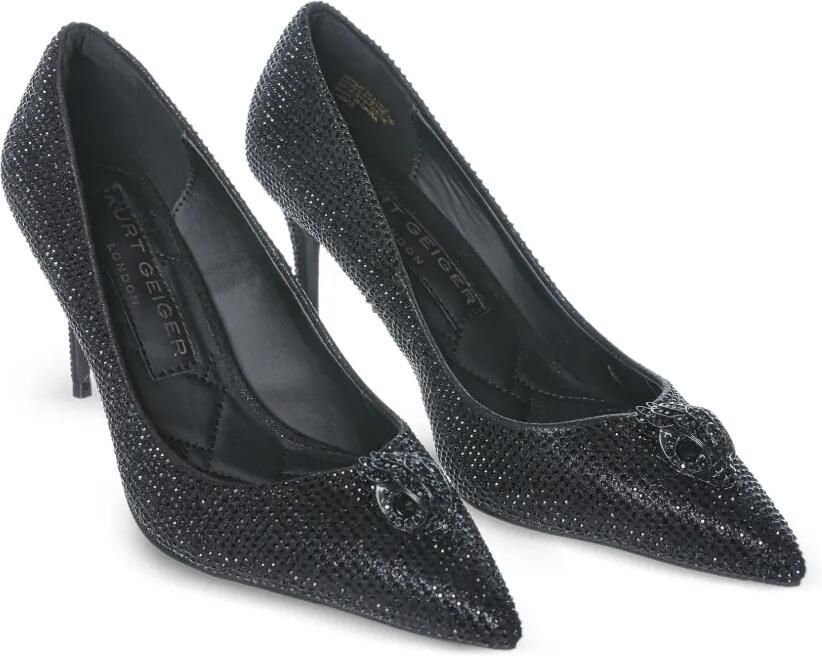 Kurt Geiger London Belgravia pumps met textuur Zwart
