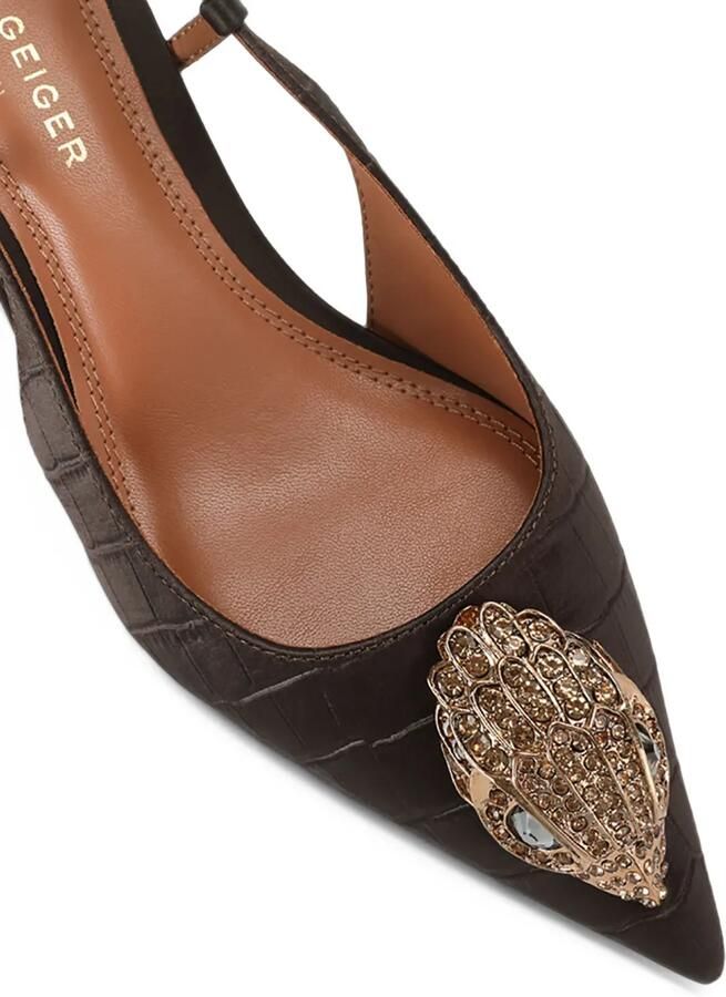 Kurt Geiger London Belsize 40 sling pumps Bruin - Foto 4