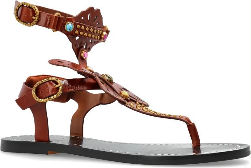 Kurt Geiger London Boho Butterfly gladiator sandalen Bruin - Foto 4