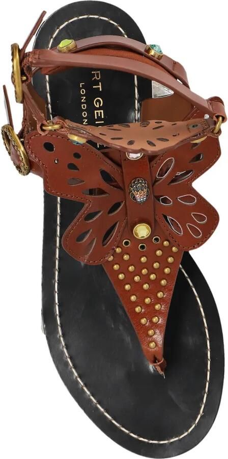 Kurt Geiger London Boho Butterfly gladiator sandalen Bruin - Foto 5