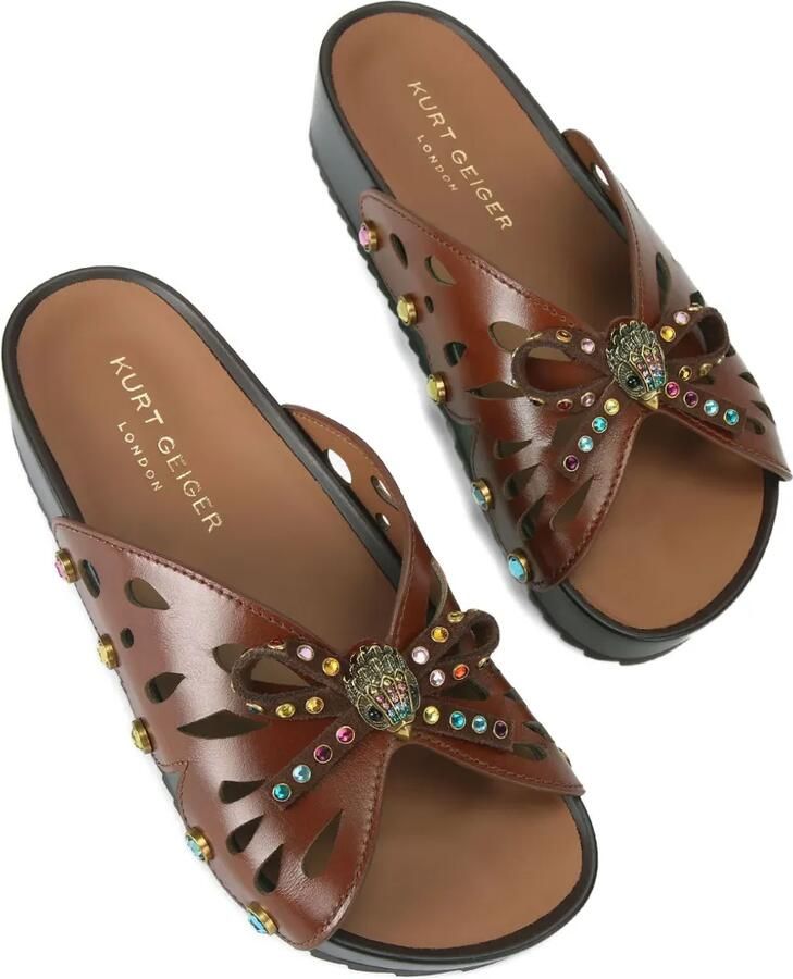 Kurt Geiger London Boho Butterfly sandalen Bruin - Foto 4