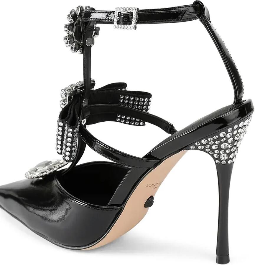 Kurt Geiger London Bow Point Gladiator verfraaide pumps Zwart - Foto 2