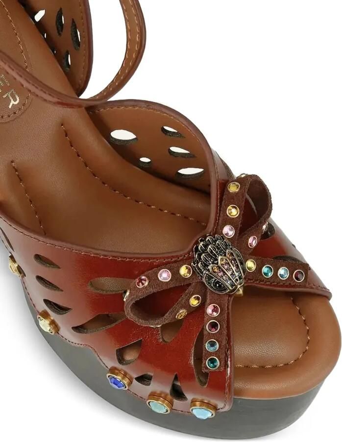 Kurt Geiger London Butterfly sandalen met plateauzool Bruin - Foto 2
