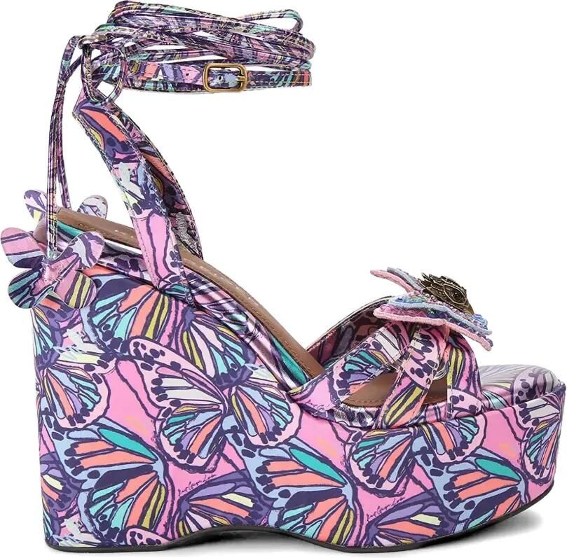 Kurt Geiger London Butterfly sandalen met sleehak Roze