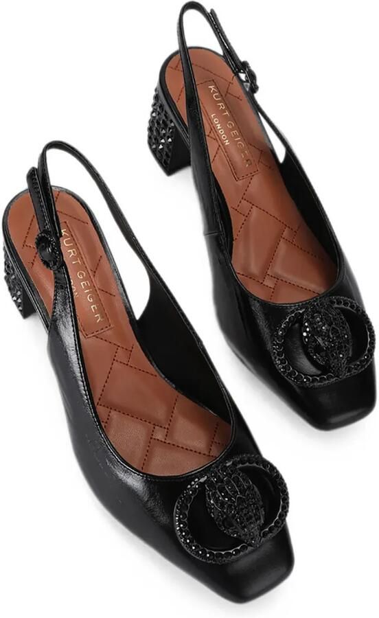 Kurt Geiger London Chelsea DR pumps met blokhak Zwart - Foto 5