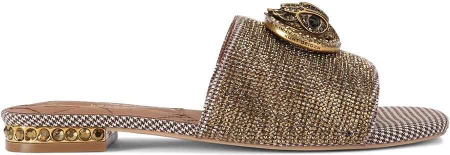 Kurt Geiger London Chelsea platte sandalen Goud