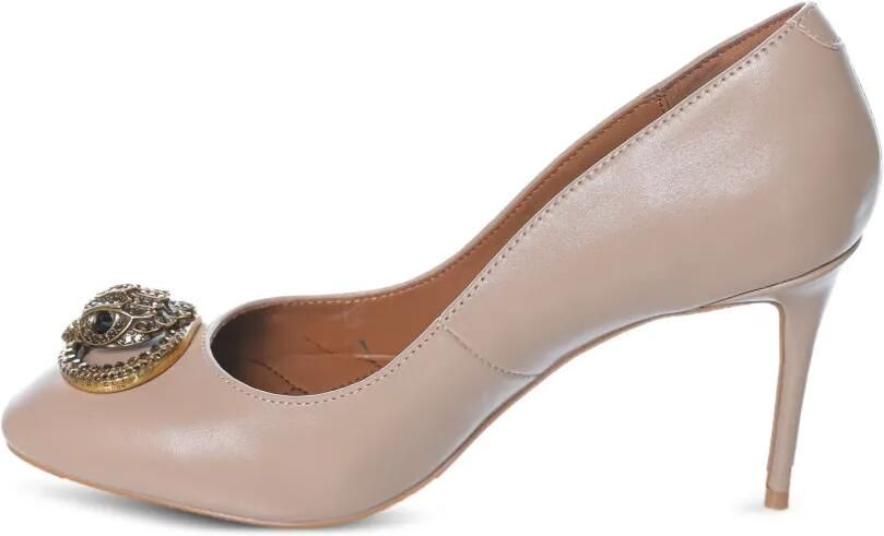 Kurt Geiger London Chelsea pumps met adelaarplakkaat Beige - Foto 4