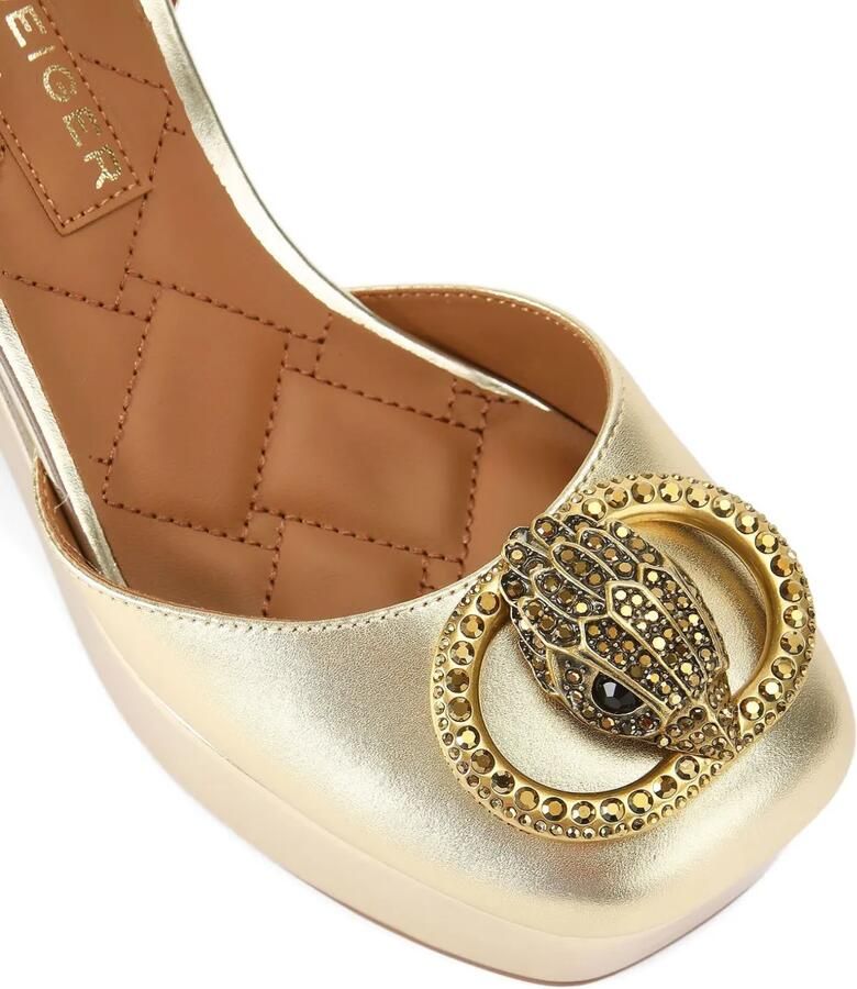 Kurt Geiger London Chelsea pumps met plateauzool en gesloten neus Goud - Foto 2