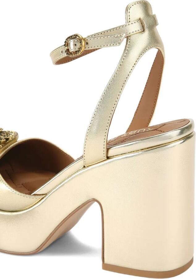 Kurt Geiger London Chelsea pumps met plateauzool en gesloten neus Goud - Foto 4