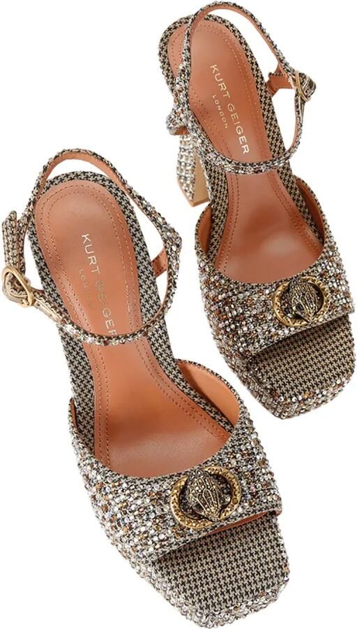Kurt Geiger London Chelsea sandalen met plateauzool Bruin - Foto 5