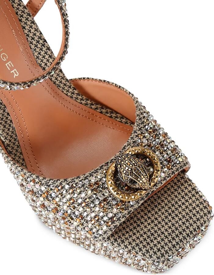 Kurt Geiger London Chelsea sandalen met plateauzool Bruin - Foto 2