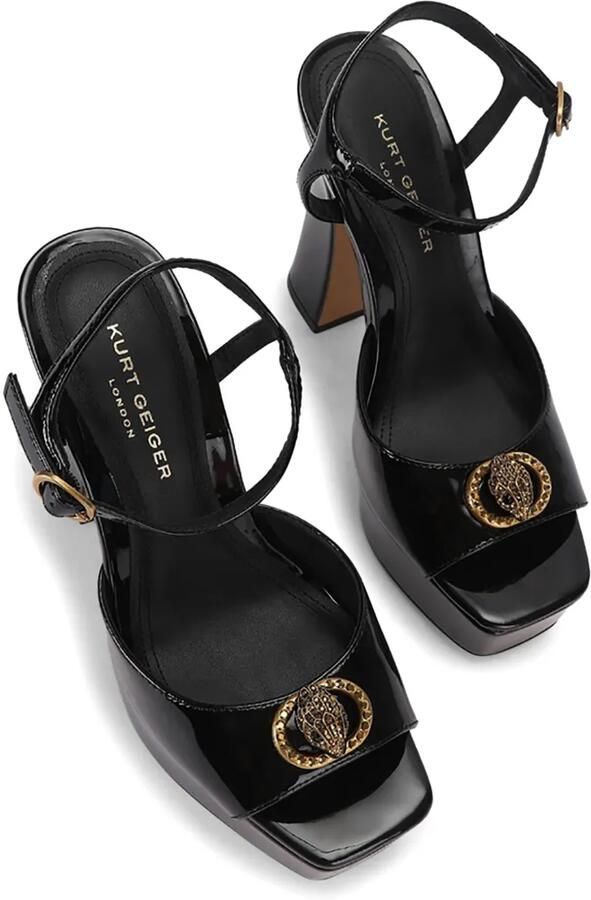Kurt Geiger London Chelsea sandalen met plateauzool Zwart - Foto 4