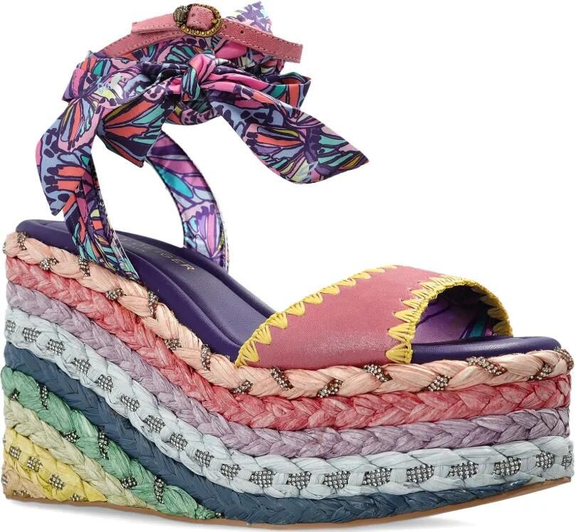 Kurt Geiger London Chelsea sandalen met sleehak Roze