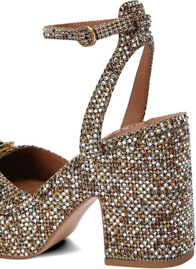 Kurt Geiger London Chelsea sandalen verfraaid met kristallen Beige - Foto 4